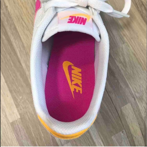 Nike Classic Cortez Leather White Laser Fuchsia W - Picture 7 of 8